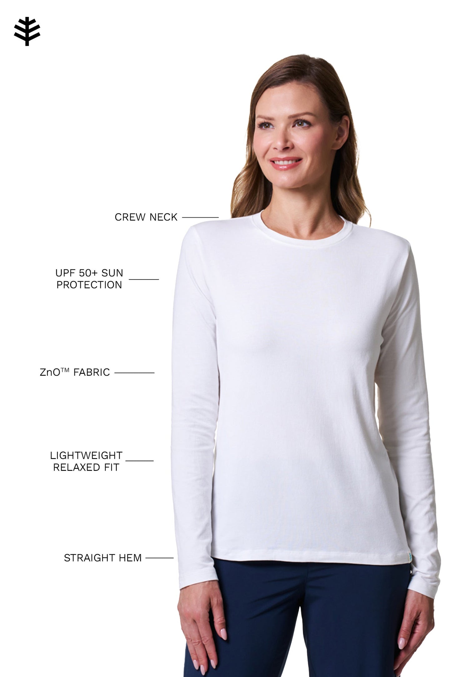 Women's Morada Everyday Long Sleeve T-Shirt | White