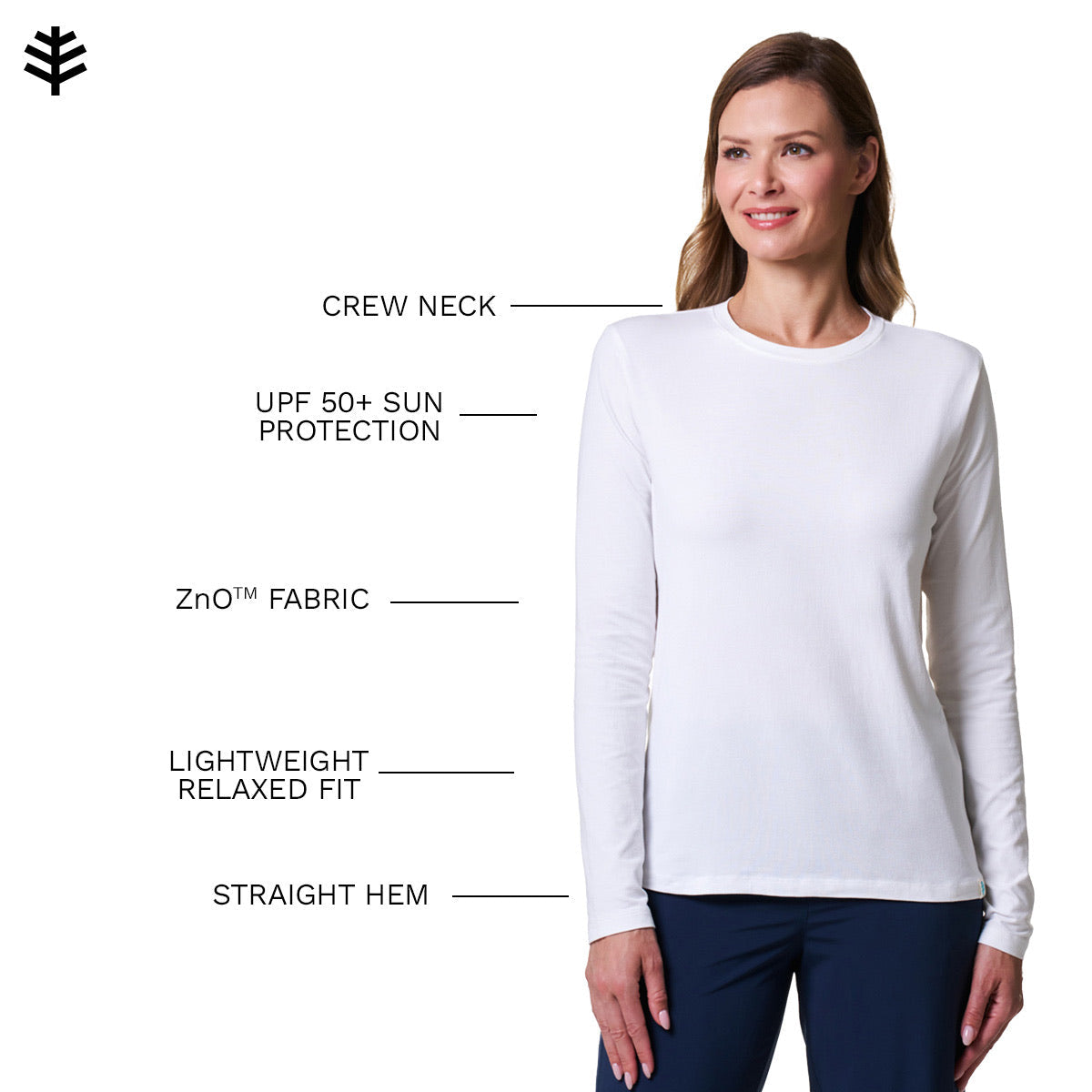 Women's Morada Everyday Long Sleeve T-Shirt | White