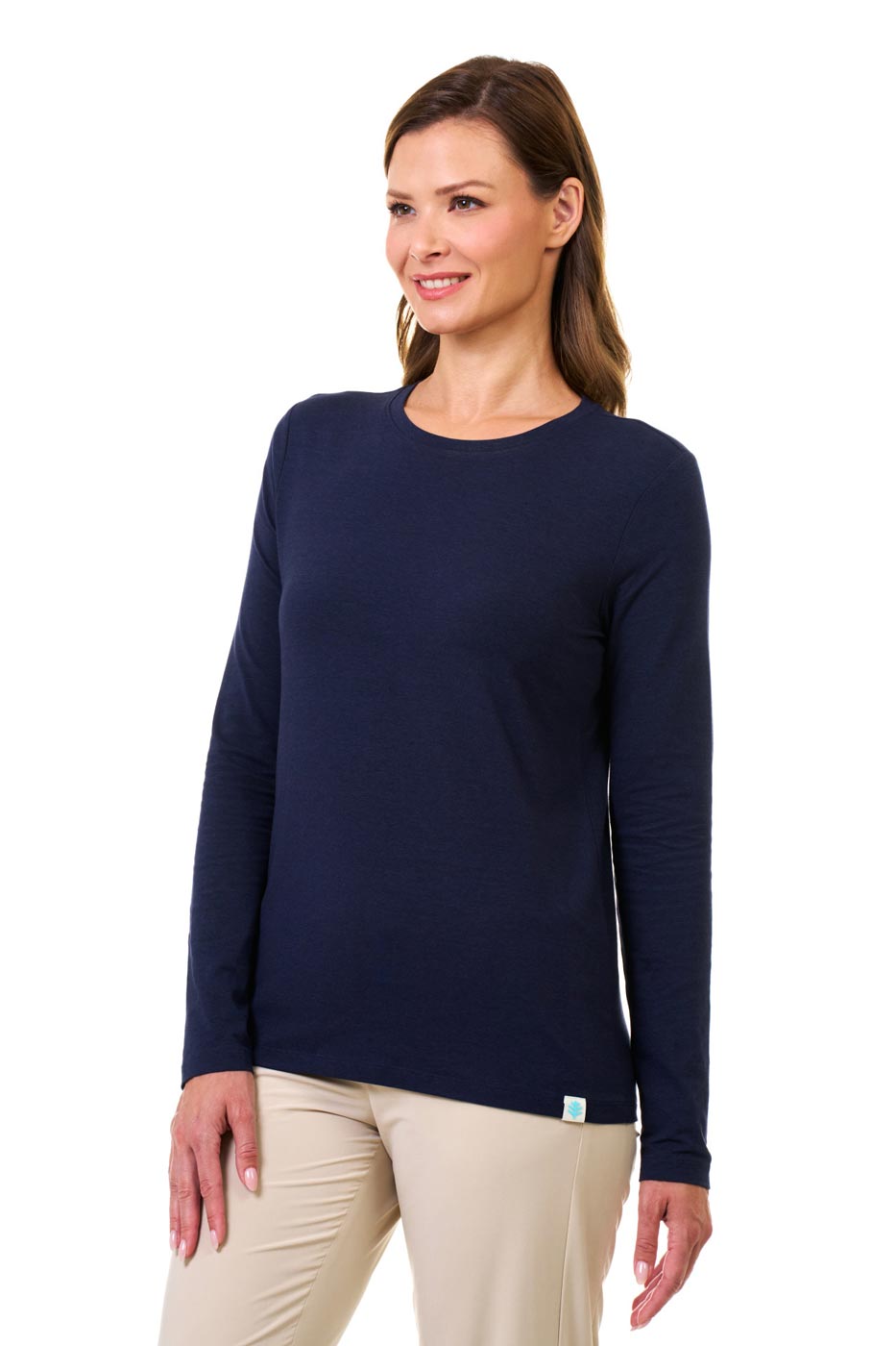 Women's Morada Everyday Long Sleeve T-Shirt | Navy