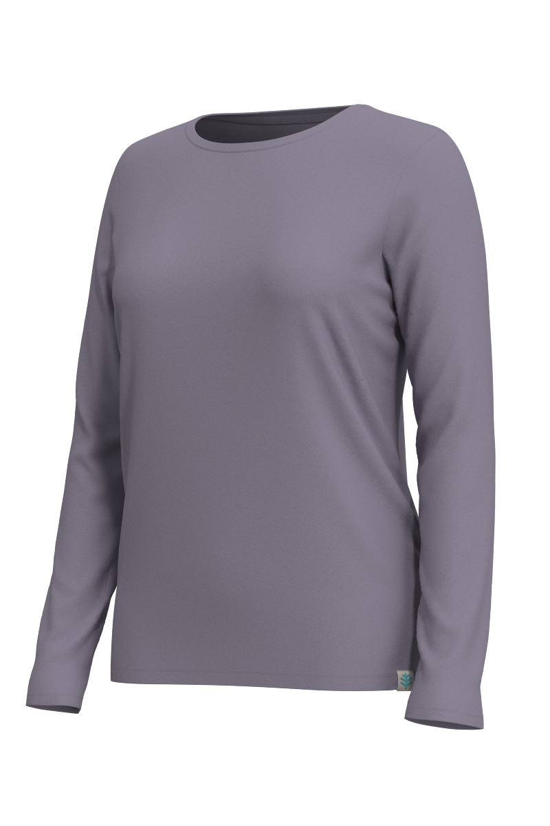 Women's Morada Everyday Long Sleeve T-Shirt | Lavender Grey