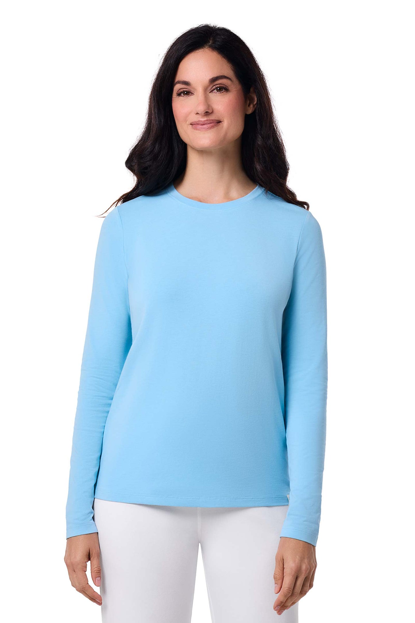 Women's Morada Everyday Long Sleeve T-Shirt | Arctic Blue