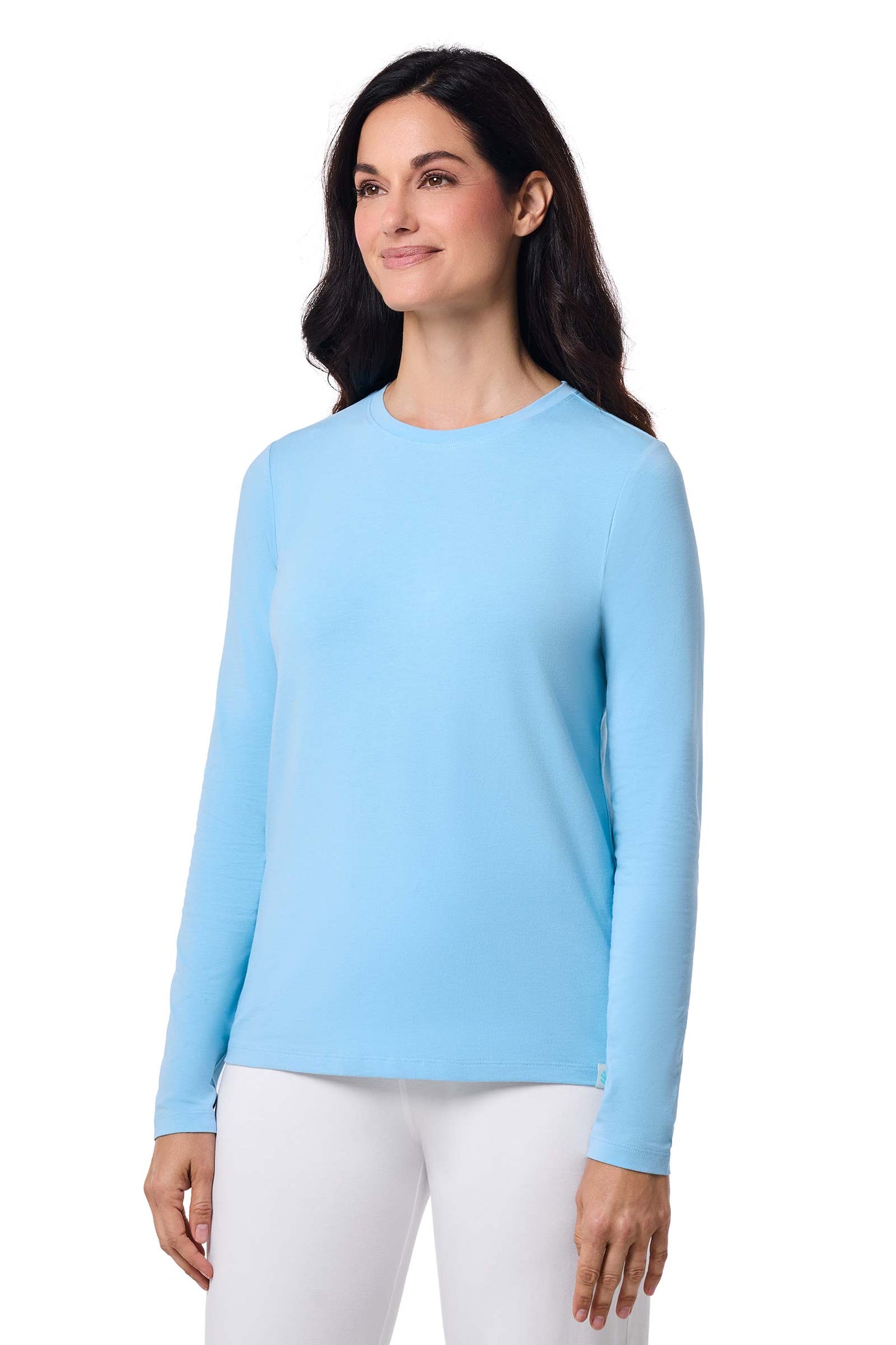Women's Morada Everyday Long Sleeve T-Shirt | Arctic Blue