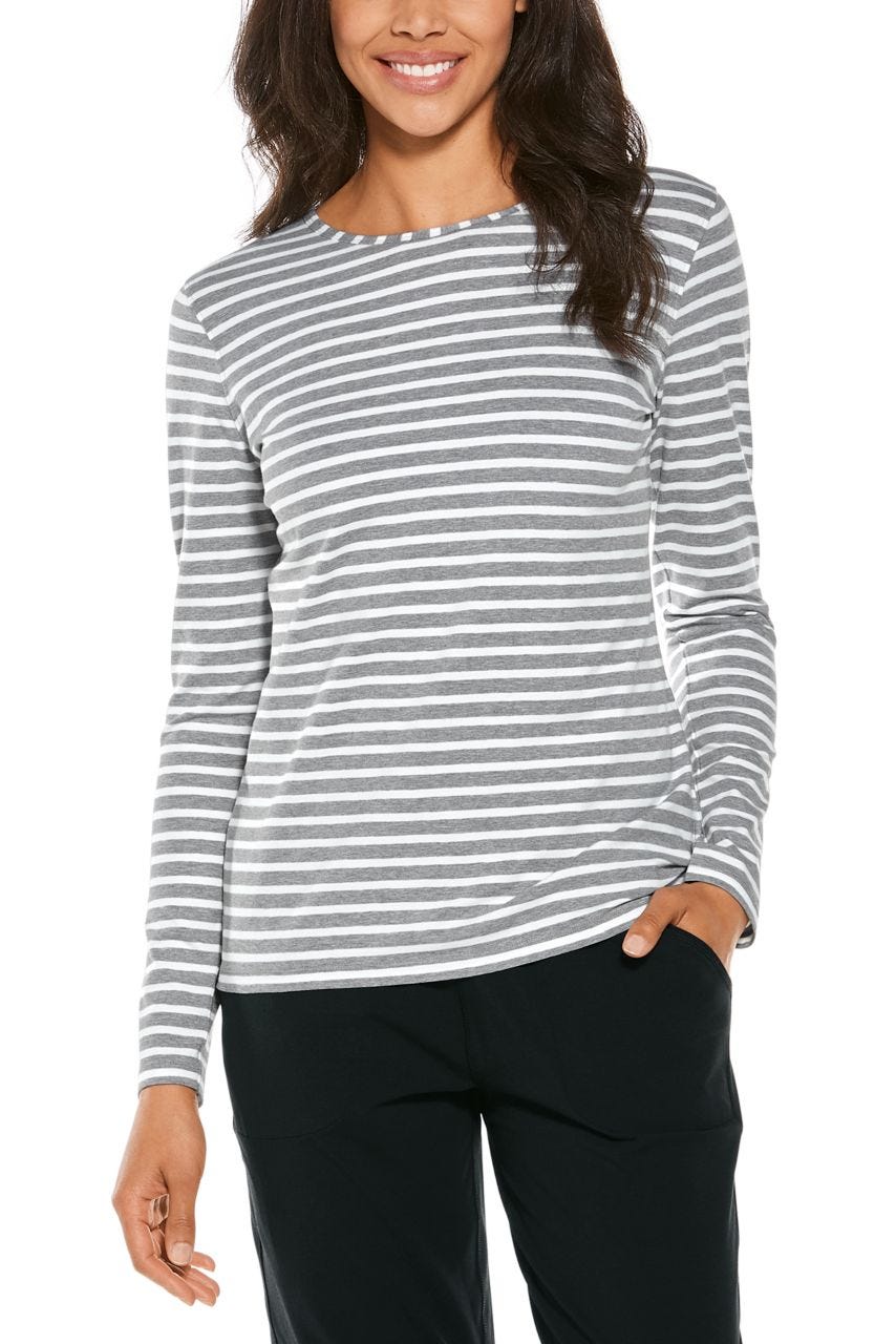 Color_Grey/White Stripe