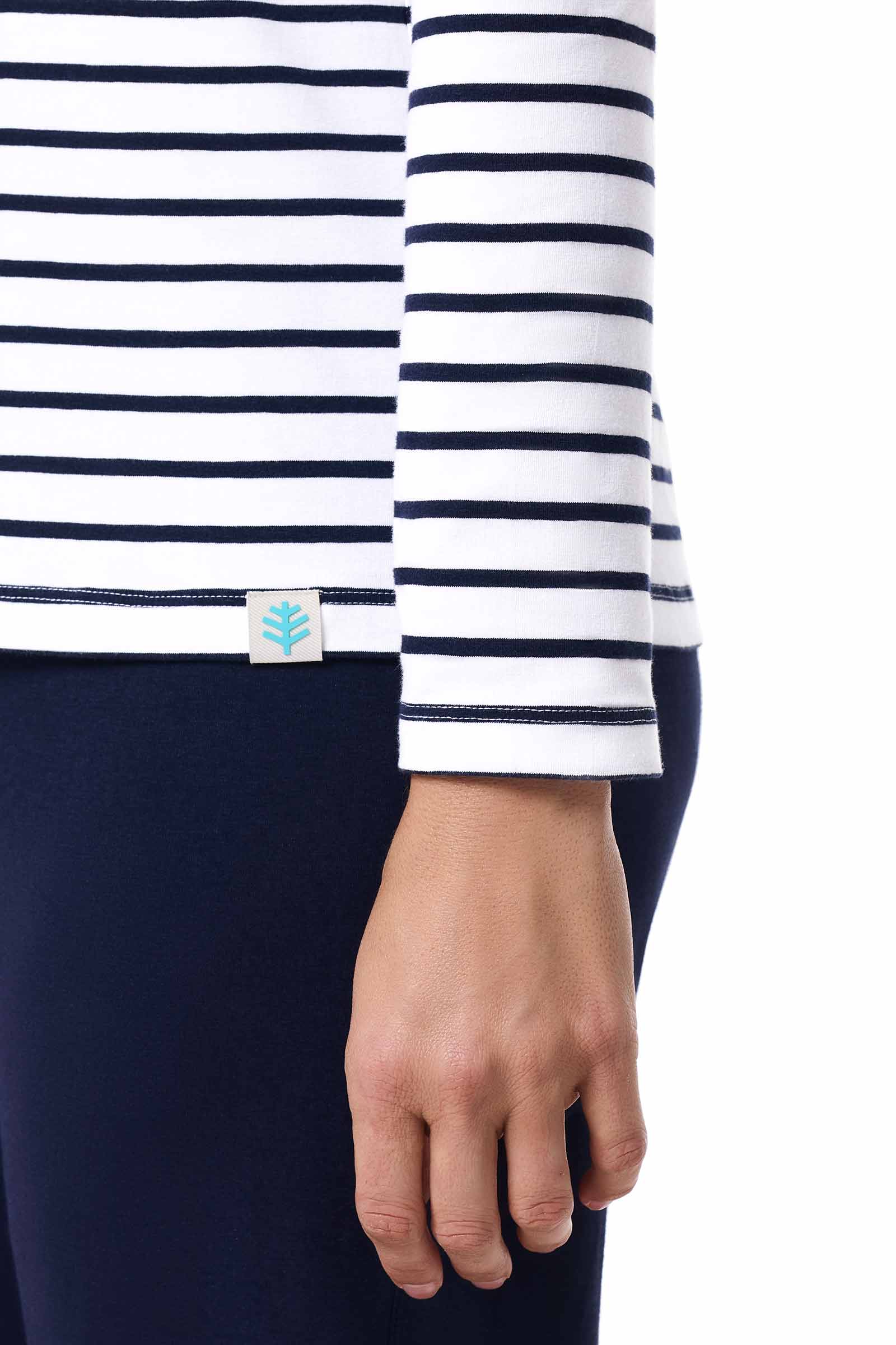 Color_White/Navy Stripe