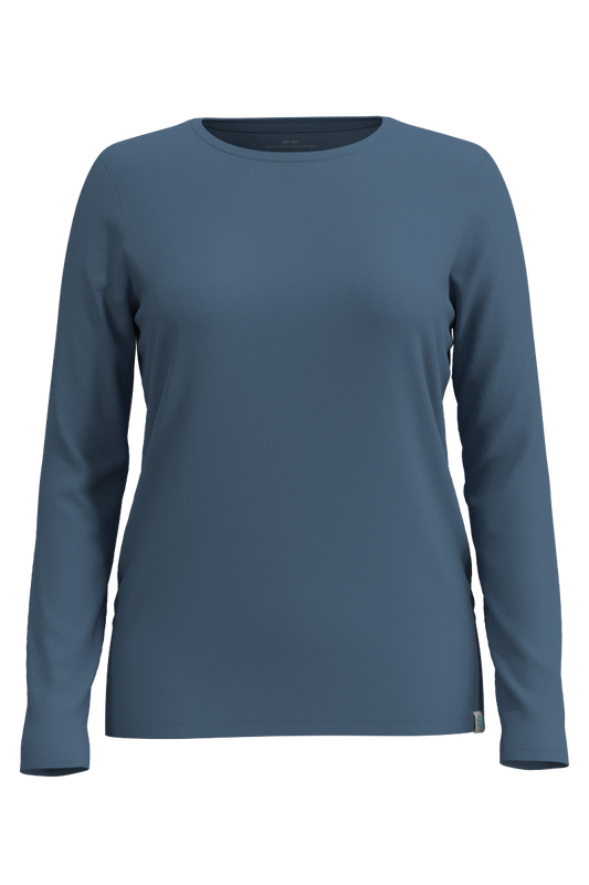 Women's Morada Everyday Long Sleeve T-Shirt | Blue Dusk