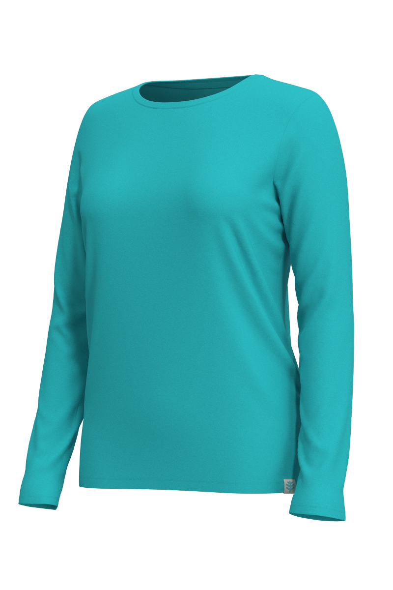 Women's Morada Everyday Long Sleeve T-Shirt | Coolibar Blue
