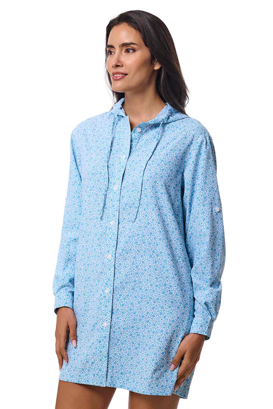 Women's Iztapa Beach Shirt | Malibu Blue Shell We