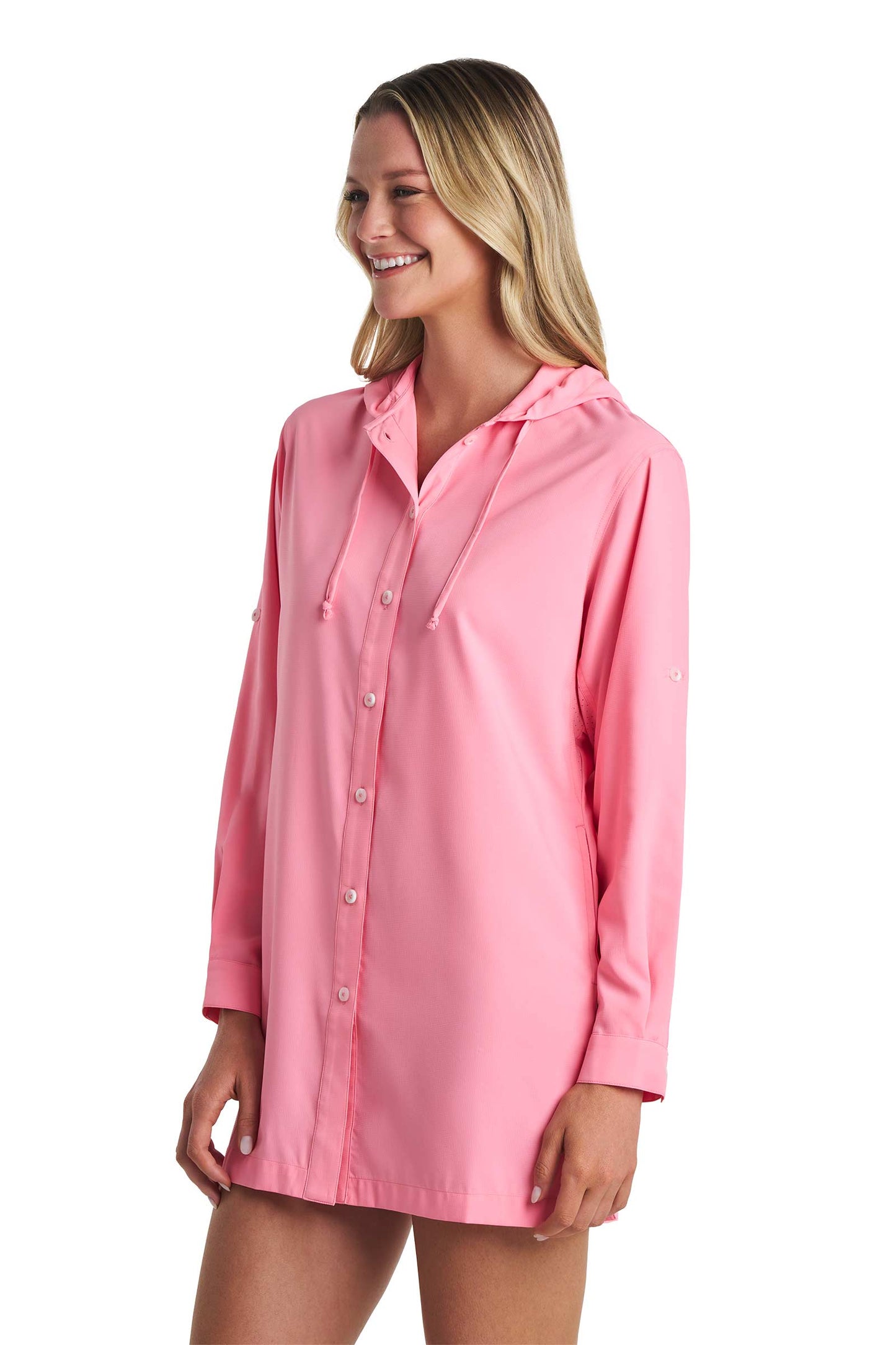Women's Iztapa Beach Shirt | Flamingo Pink