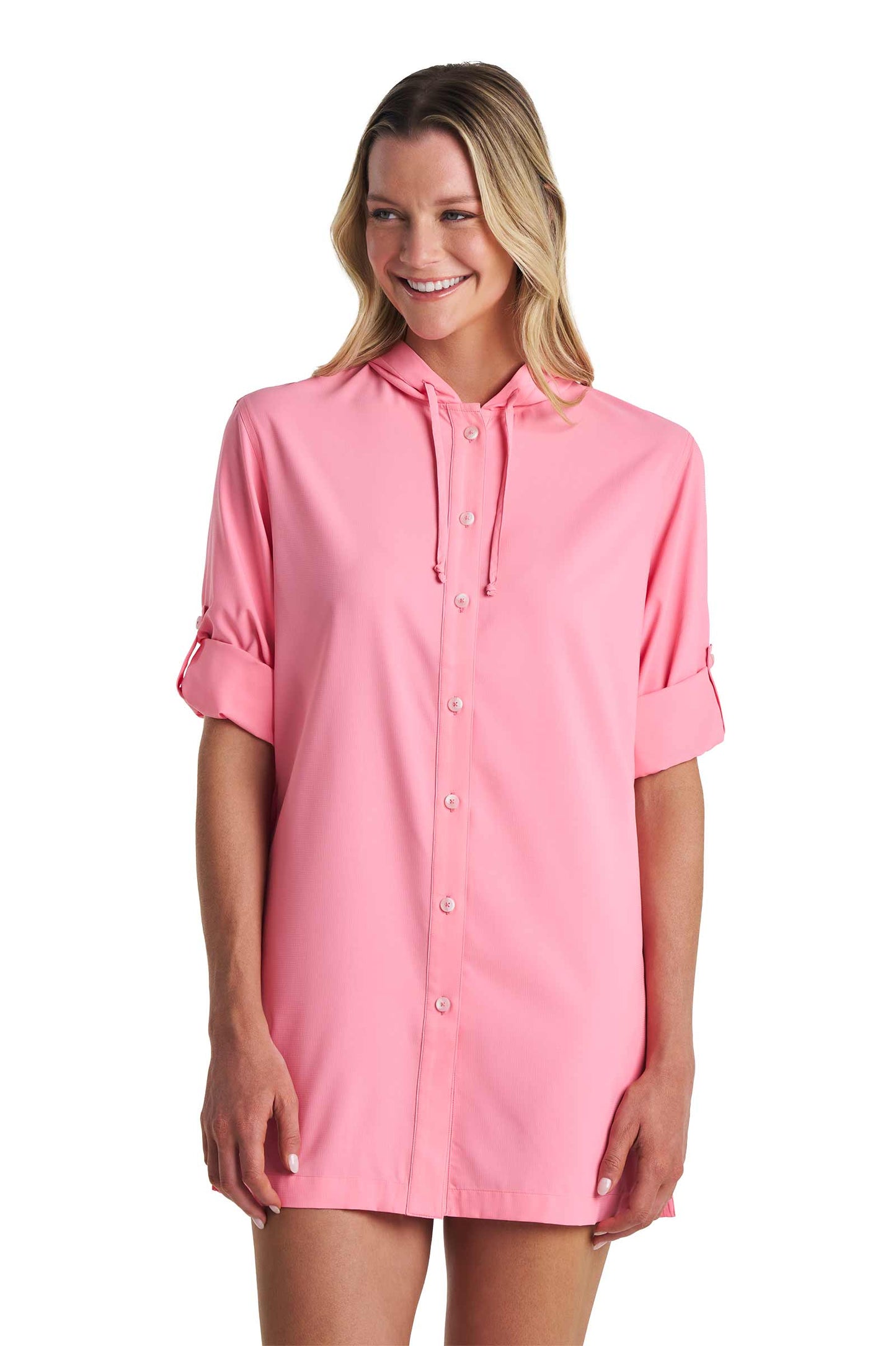 Women's Iztapa Beach Shirt | Flamingo Pink