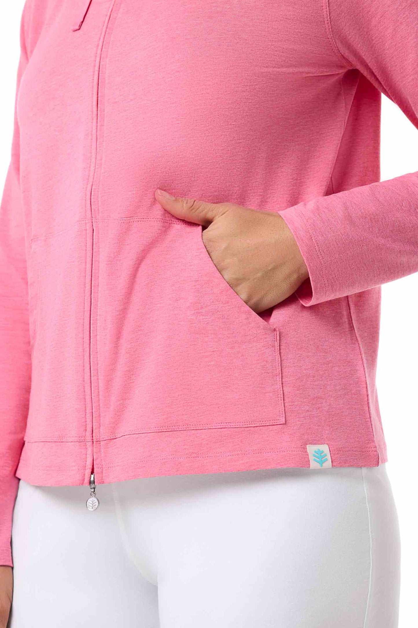 Women's Seaside Hoodie | Flamingo Pink Heather