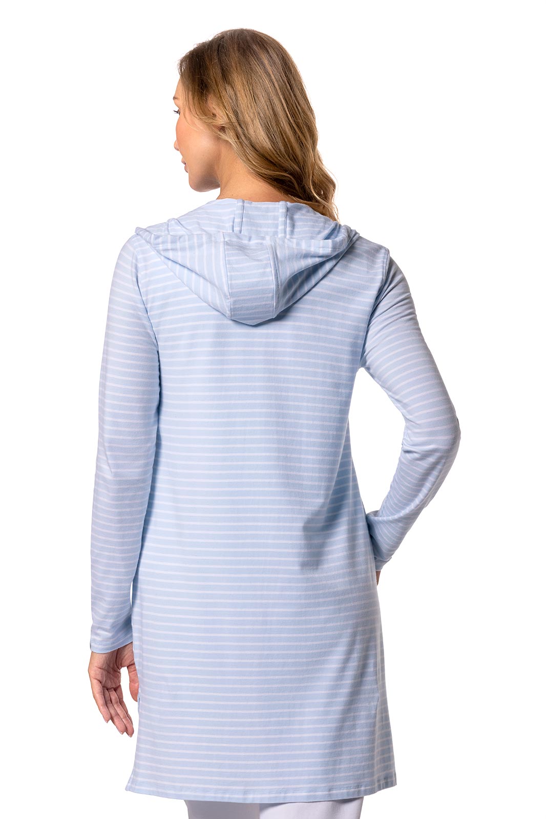 Women's Cabana Hoodie | Skyride/White Stripe