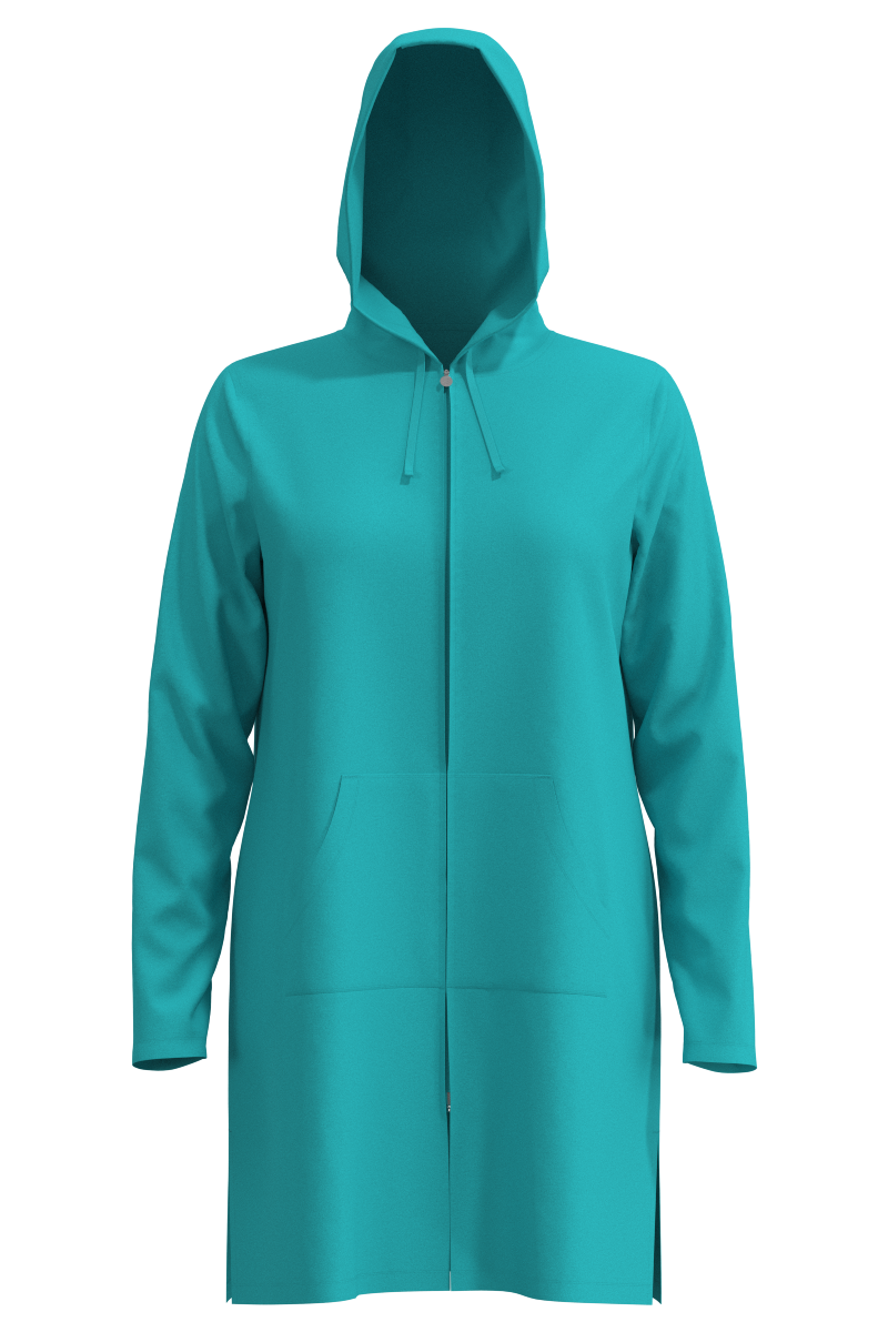 Women's Cabana Hoodie | Coolibar Blue