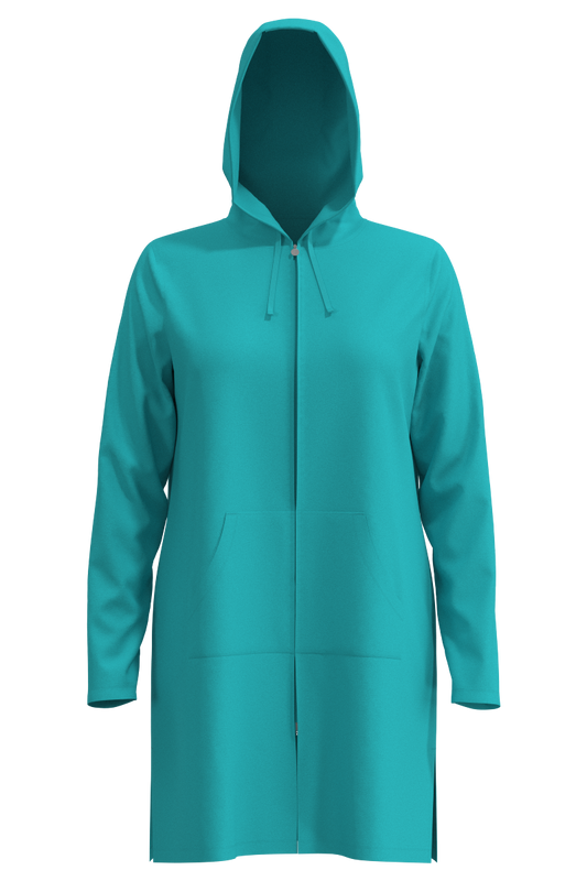 Women's Cabana Hoodie | Coolibar Blue