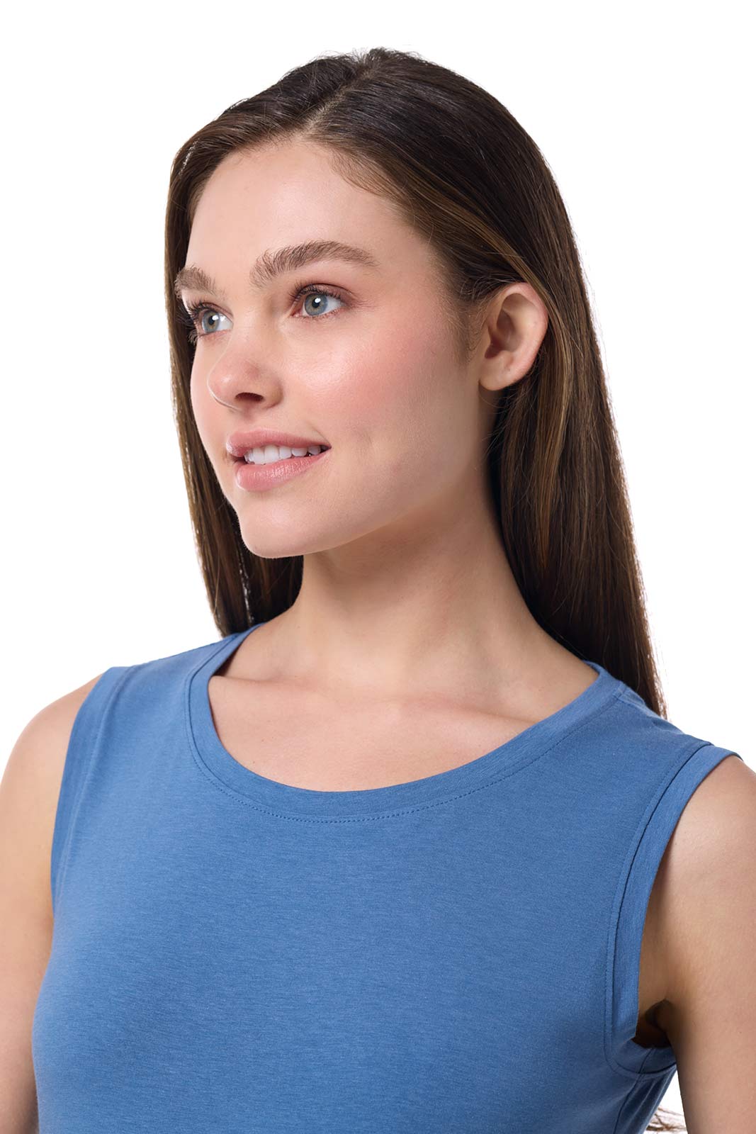 Women's Morada Everyday Basic Tank | Blue Dusk