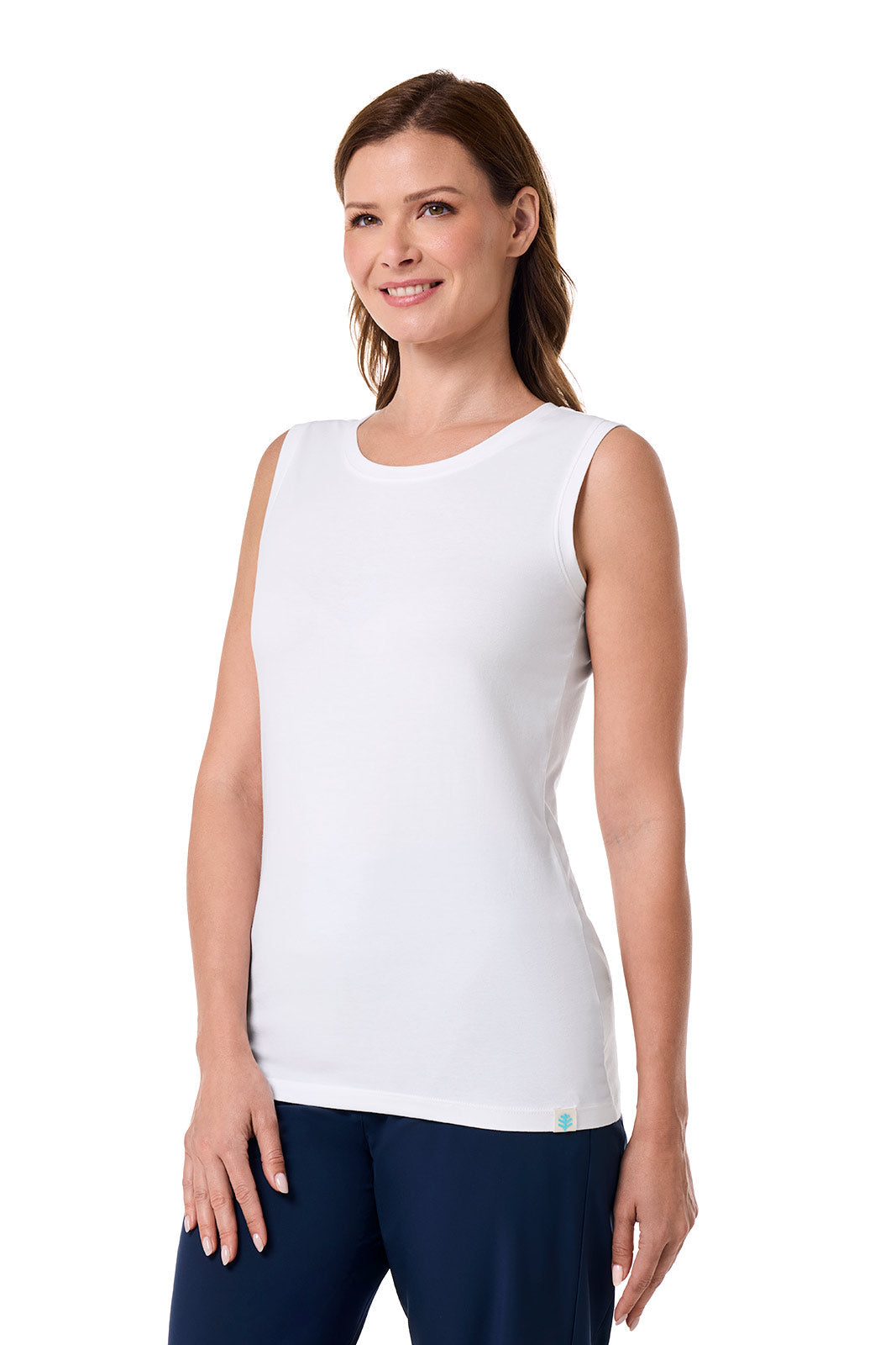 Women's Morada Everyday Basic Tank | White