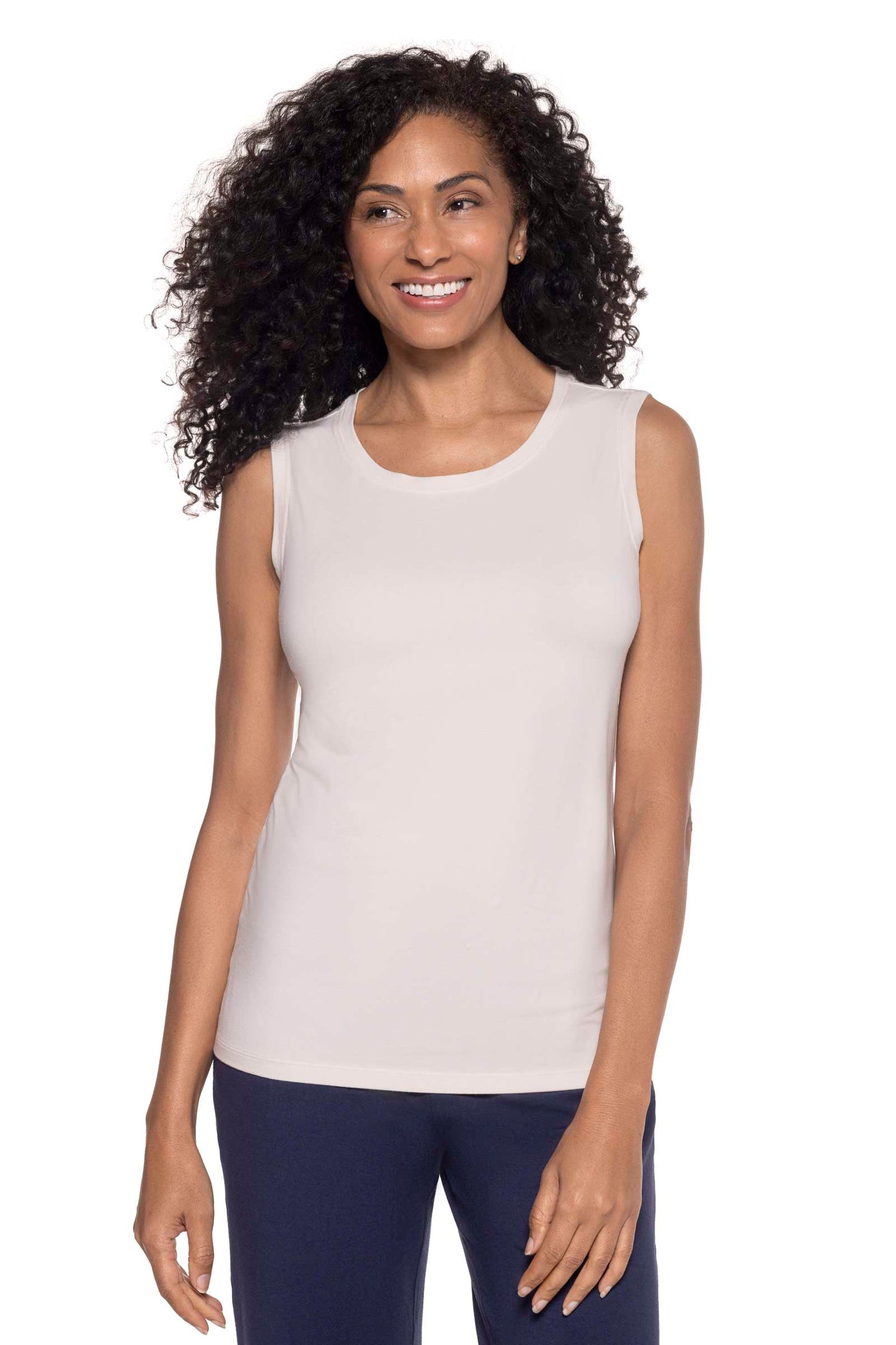Women's Morada Everyday Basic Tank | Pearl