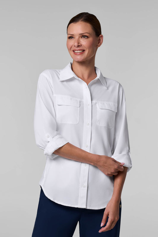 Women's Mylitta Travel Shirt | White