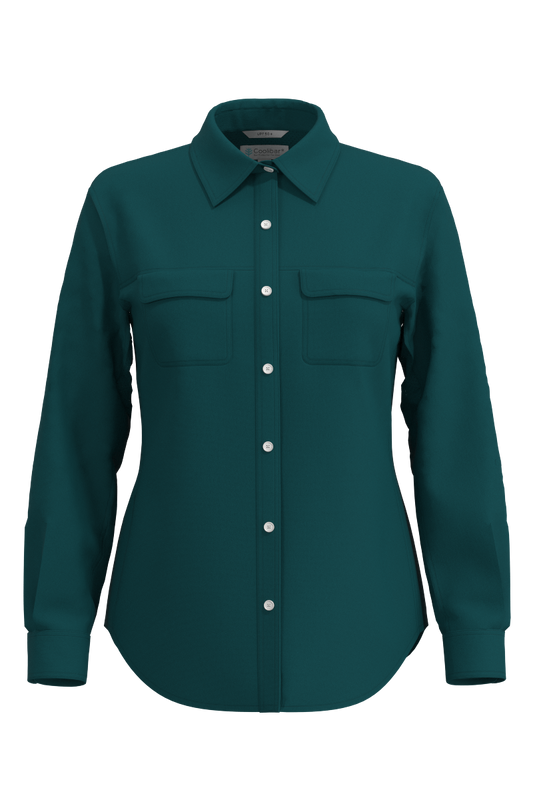Women's Mylitta Travel Shirt | Transformative Teal