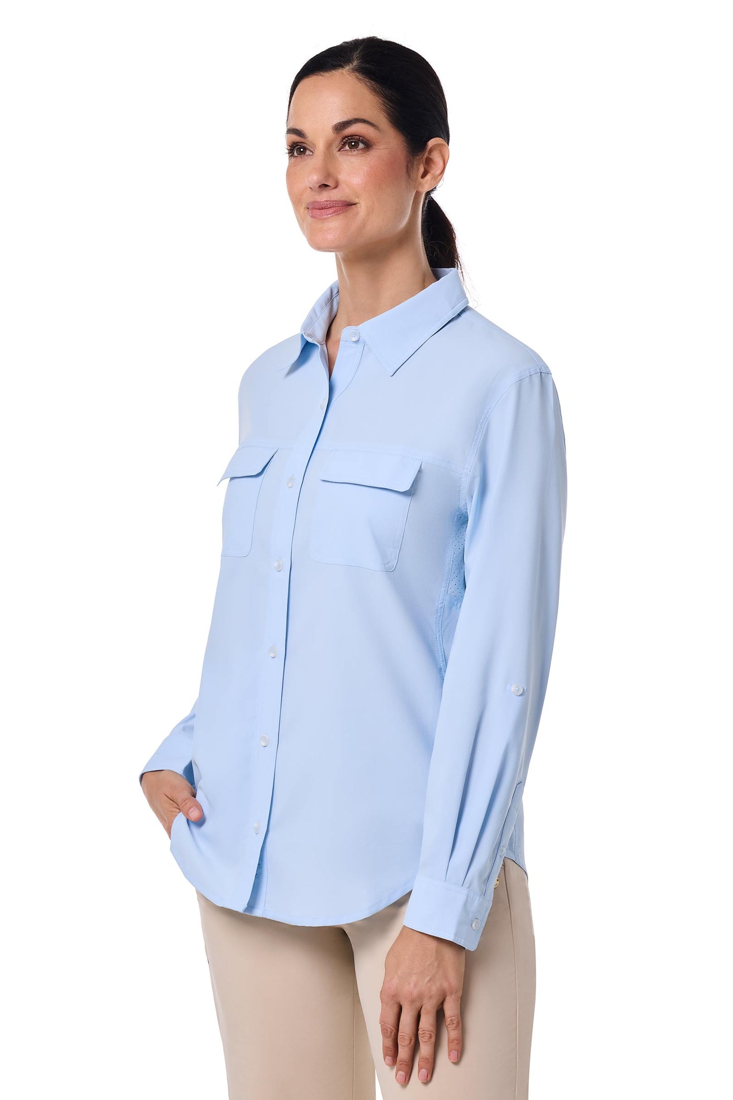 Women's Mylitta Travel Shirt | Light Blue