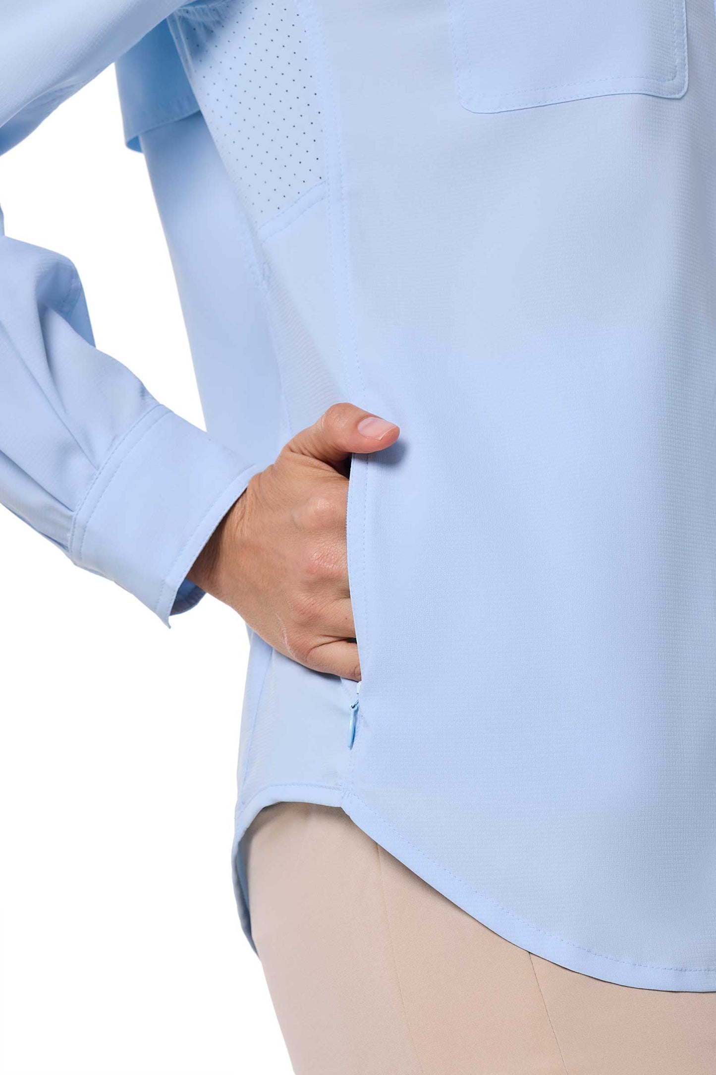 Women's Mylitta Travel Shirt | Light Blue