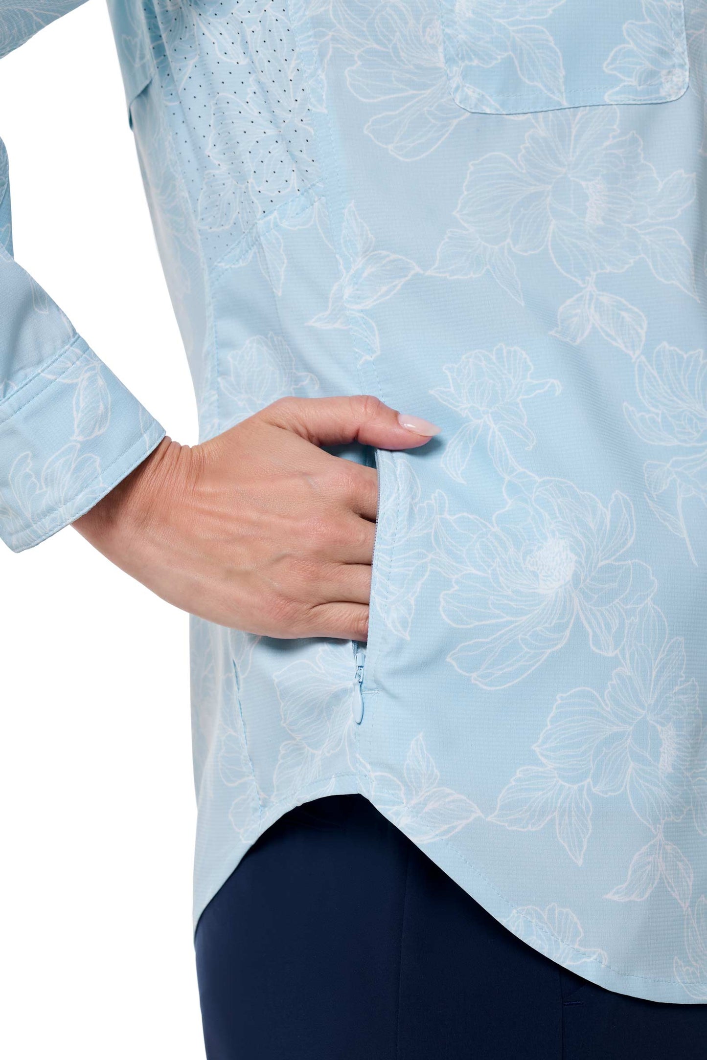Women's Mylitta Travel Shirt | Skyride Perfect Peony