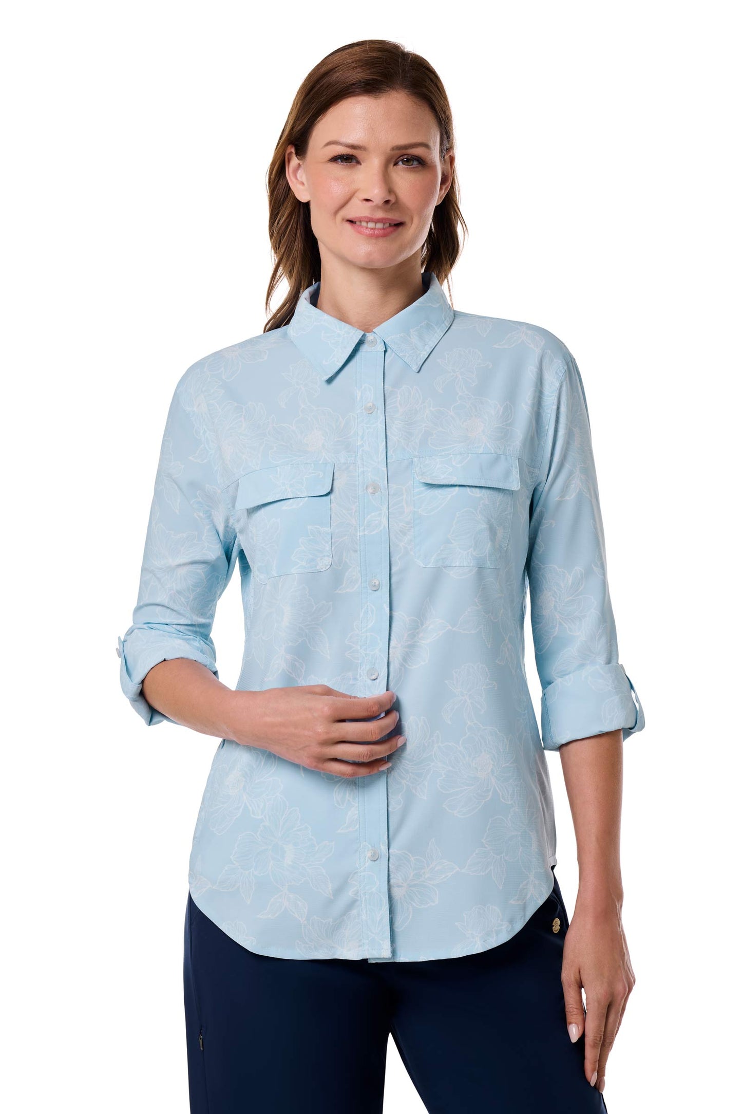 Women's Mylitta Travel Shirt | Skyride Perfect Peony