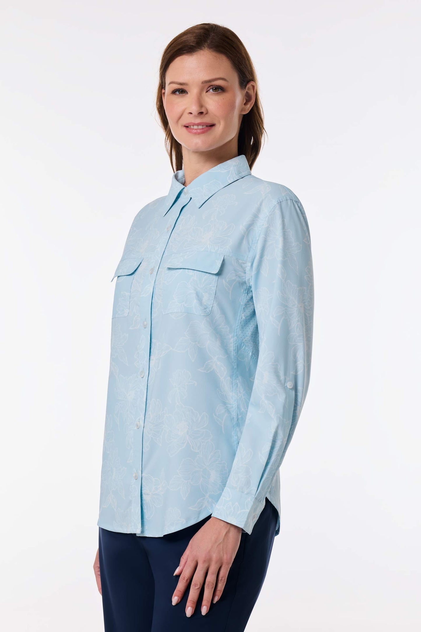 Women's Mylitta Travel Shirt | Skyride Perfect Peony