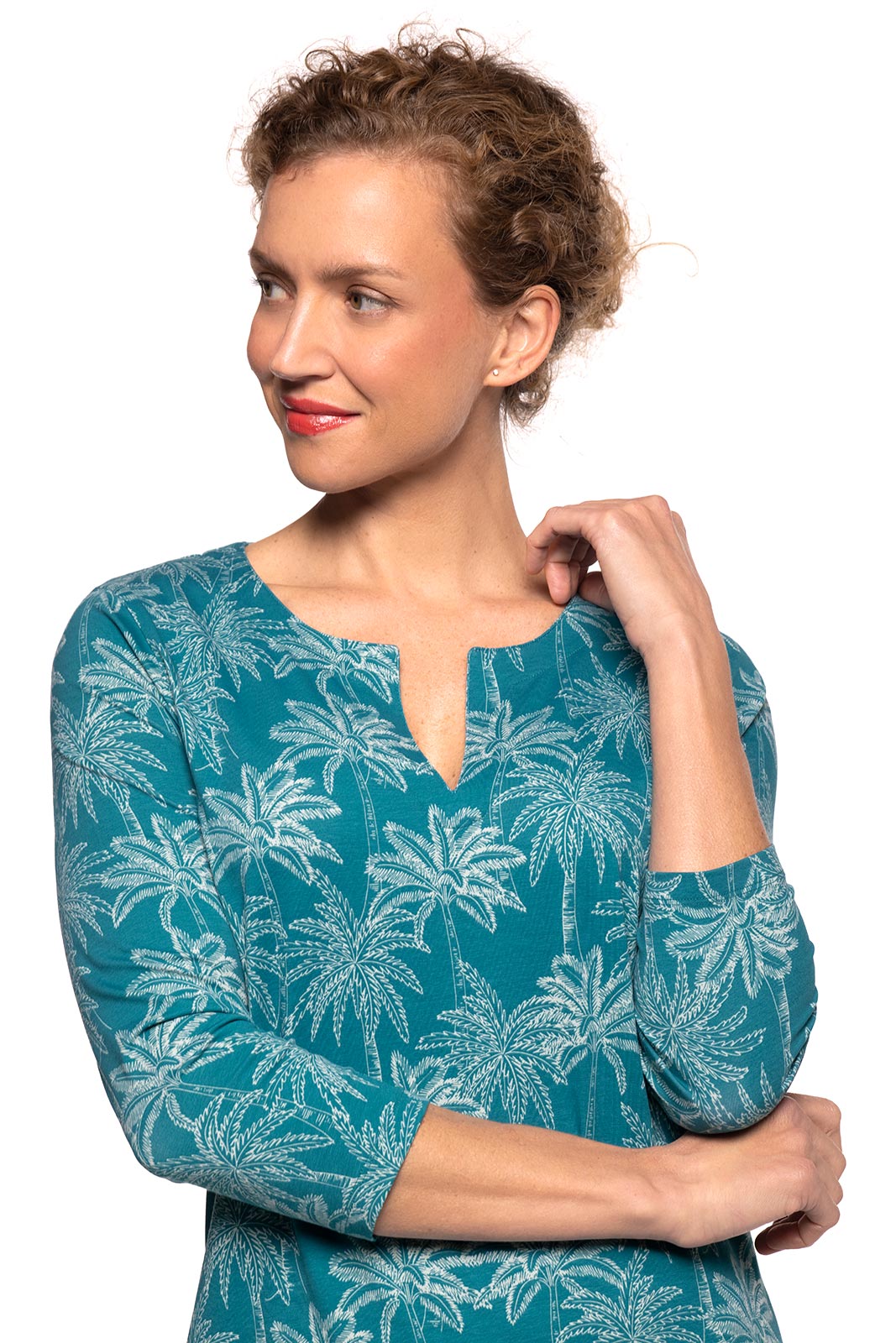 Color_Tahitian Teal Swaying Palms