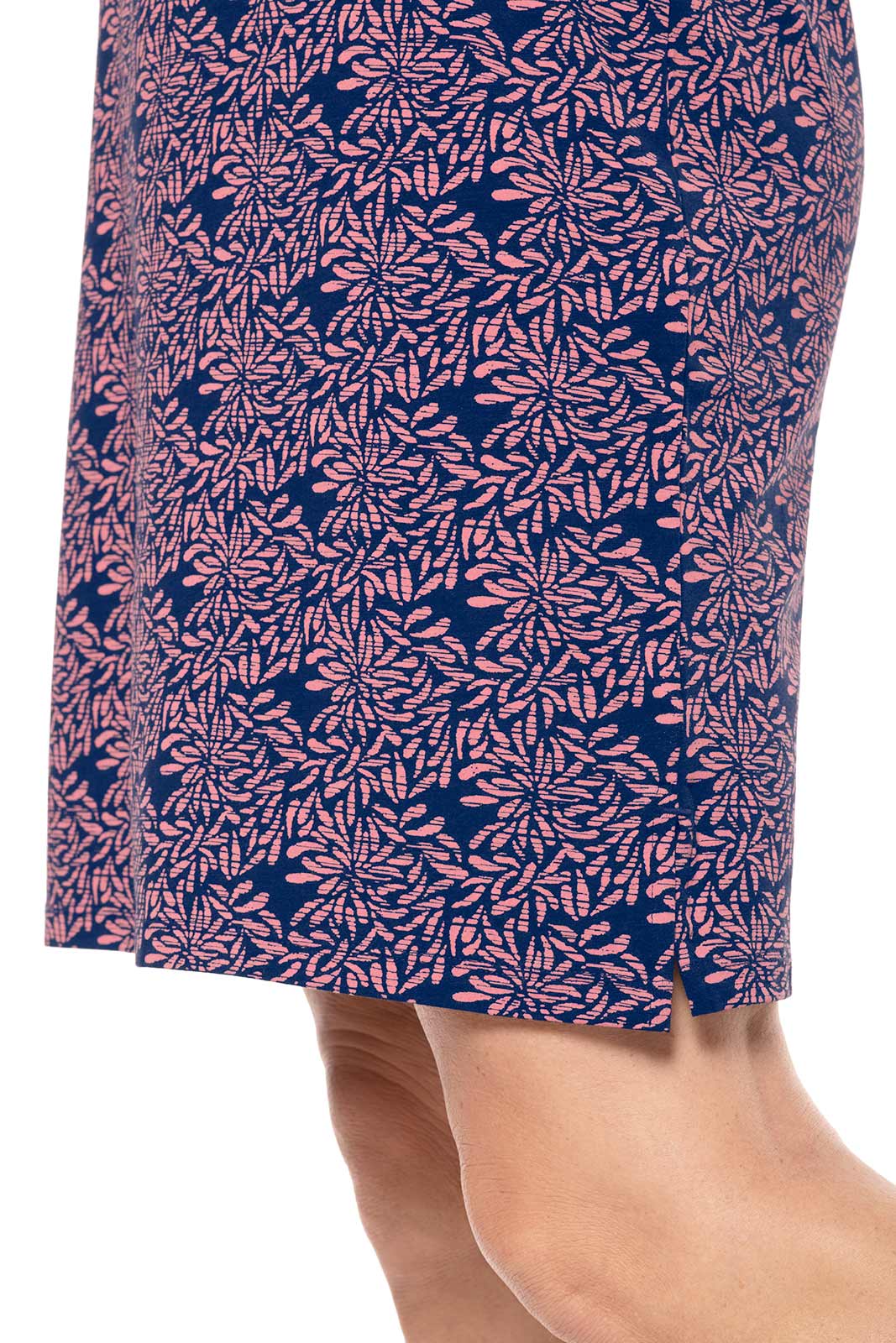 Color_Peachy Pink Etched Flowers