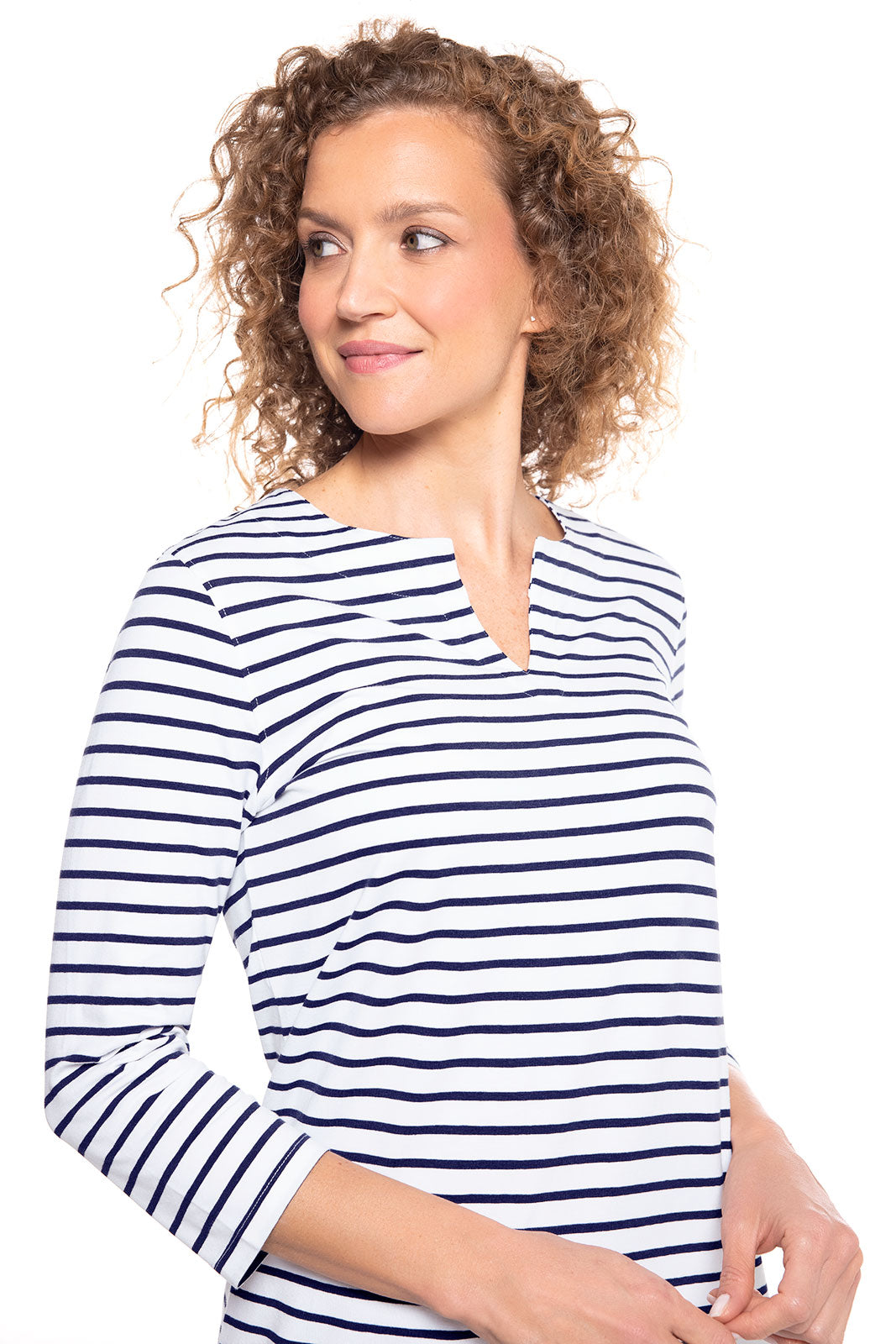 Color_White/Navy Stripe