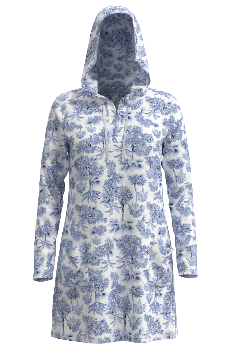 Women's Catalina Beach Cover-Up Dress | Periwinkle Isla Bonita