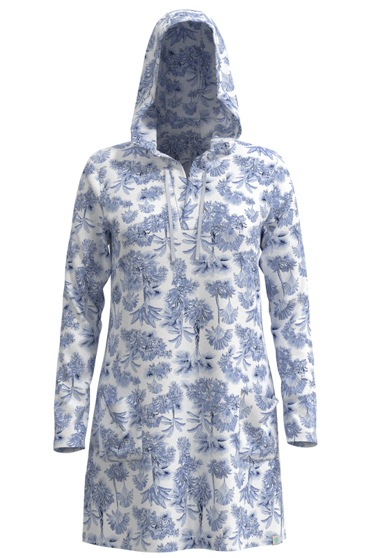 Women's Catalina Beach Cover-Up Dress | Periwinkle Isla Bonita