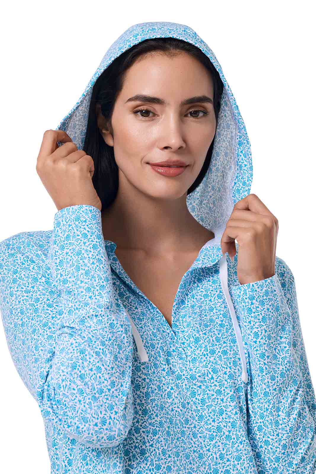 Women's Catalina Beach Cover-Up Dress | Malibu Blue Shell We