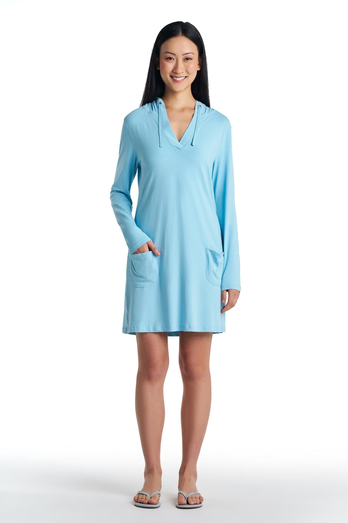 Women's Catalina Beach Cover-Up Dress | Arctic Blue