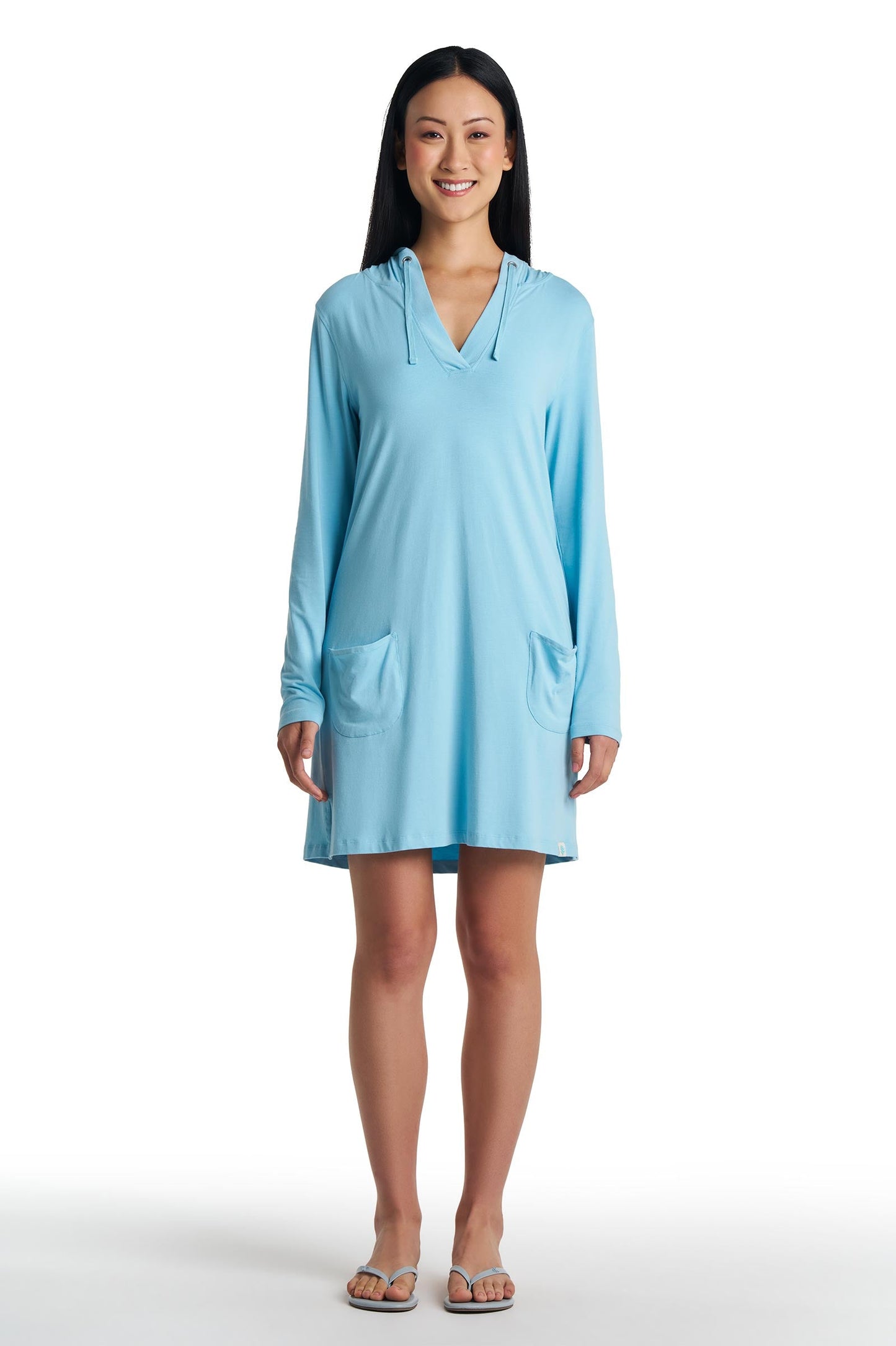 Women's Catalina Beach Cover-Up Dress | Arctic Blue