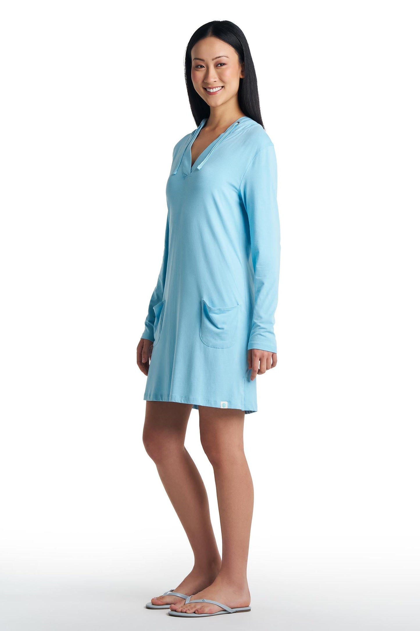 Women's Catalina Beach Cover-Up Dress | Arctic Blue