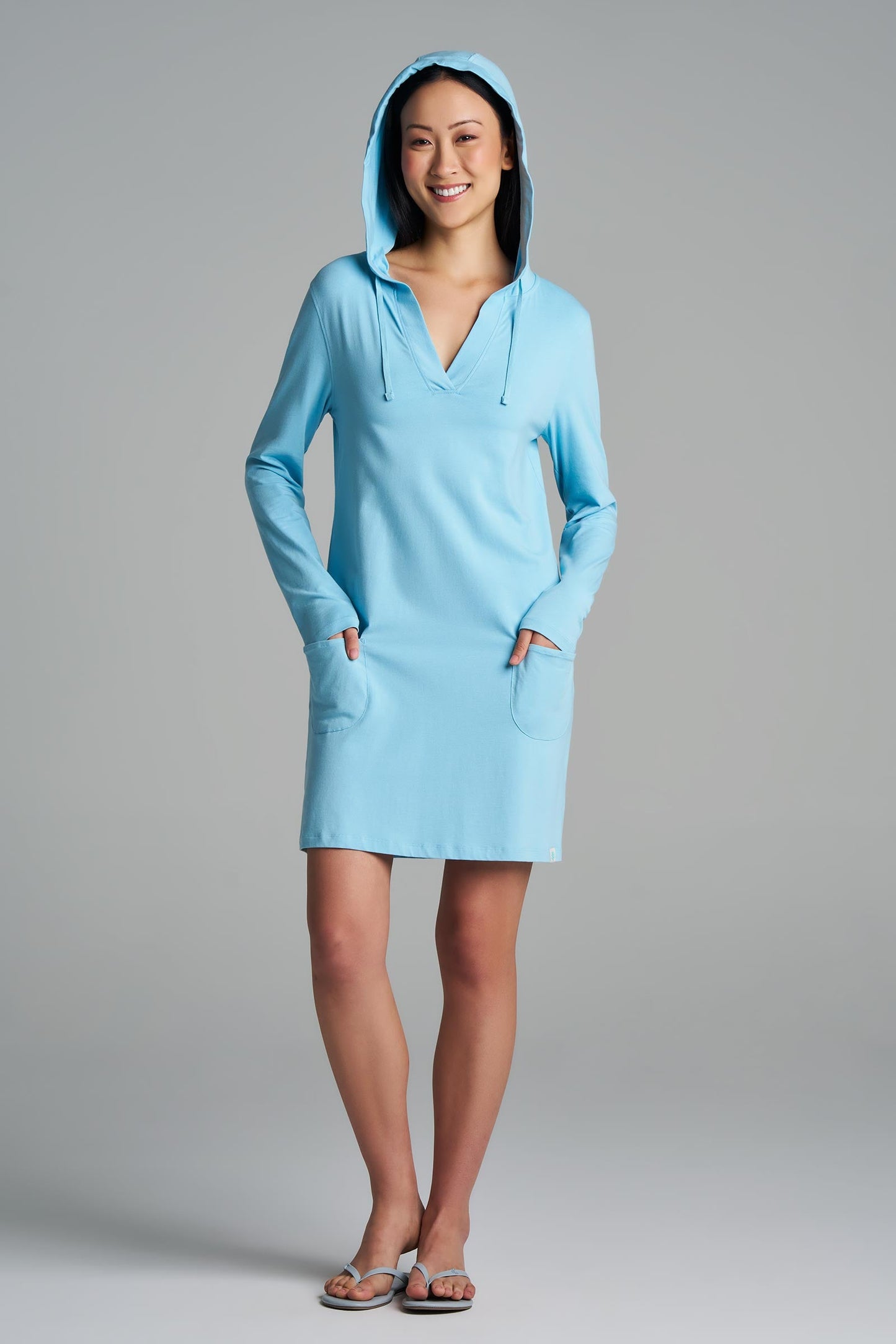 Women's Catalina Beach Cover-Up Dress | Arctic Blue