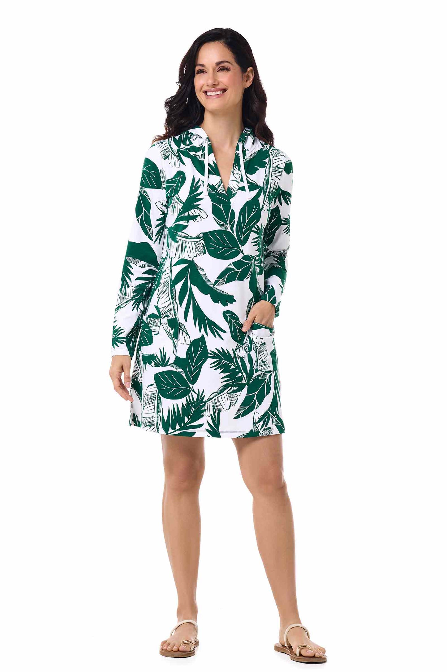 Women's Catalina Beach Cover-Up Dress | Eden Palm Paradise