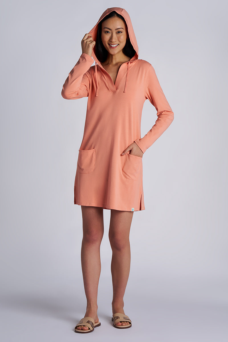 Women's Catalina Beach Cover-Up Dress | Soft Blush