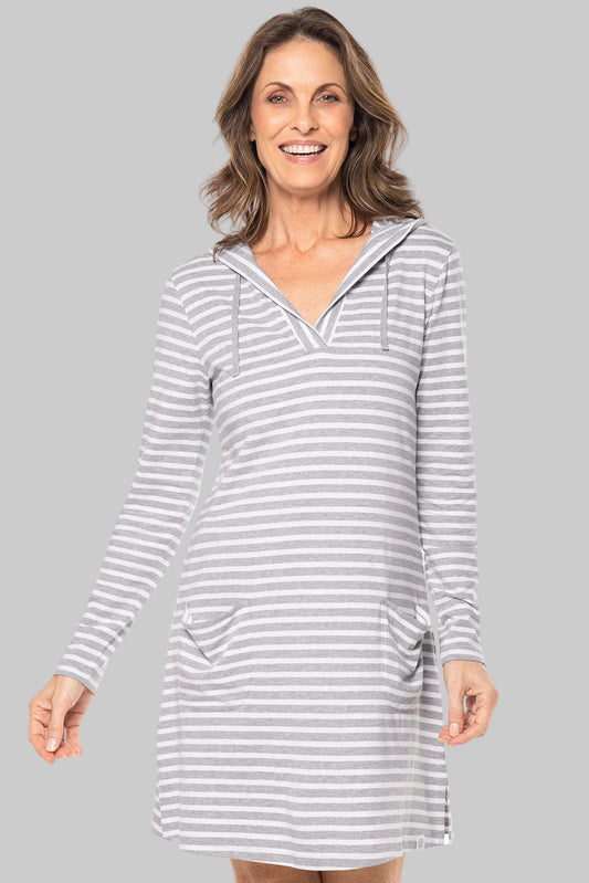 Color_Grey/White Stripe