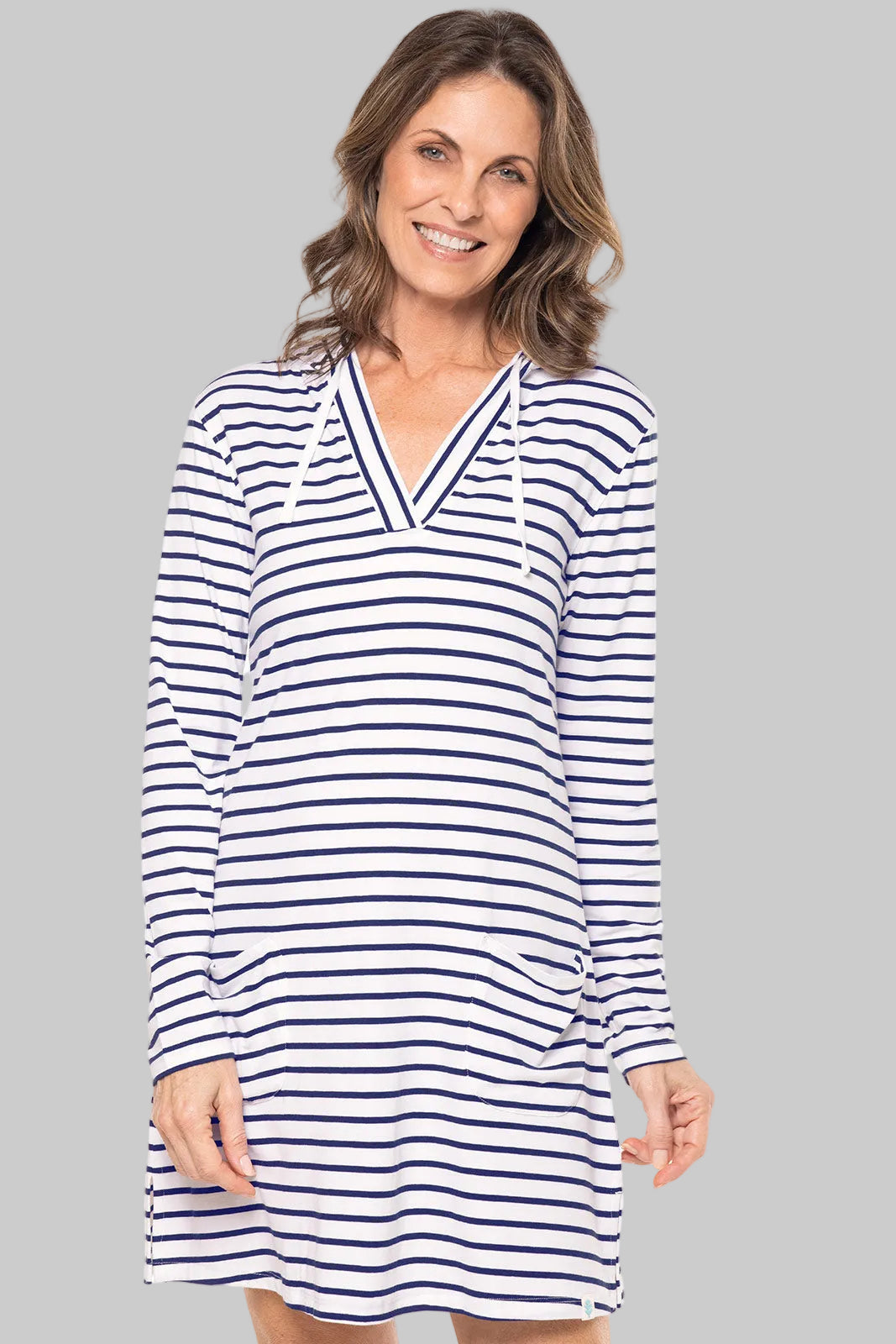 Color_White/Navy Stripe