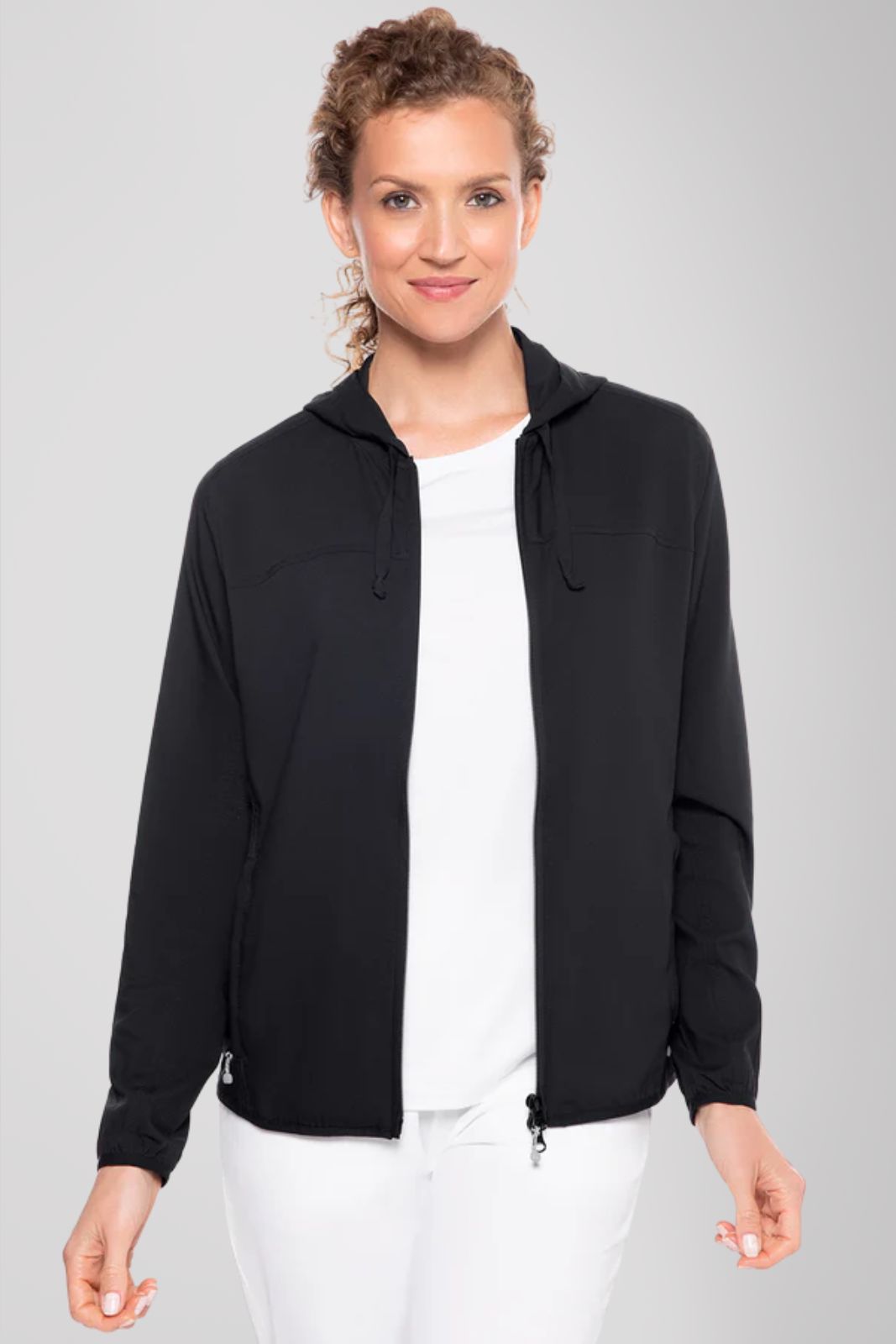 Women's Arcadian Packable Sunblock Jacket | Black