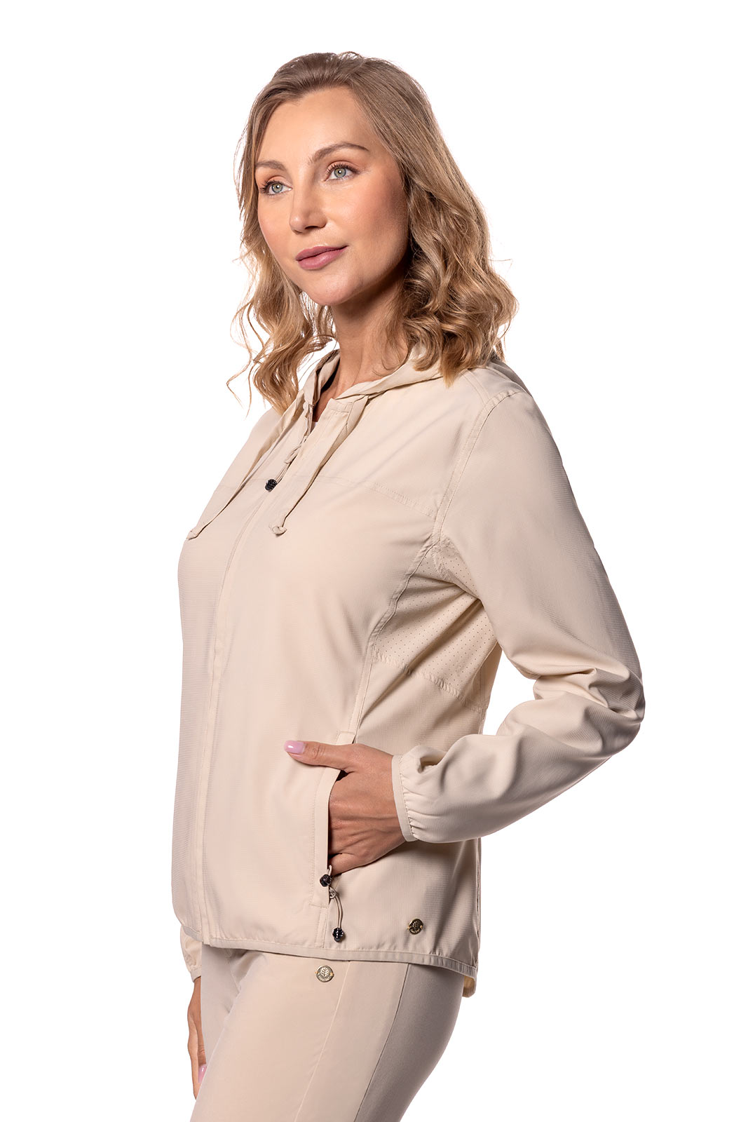 Women's Arcadian Packable Sunblock Jacket | Pale Khaki