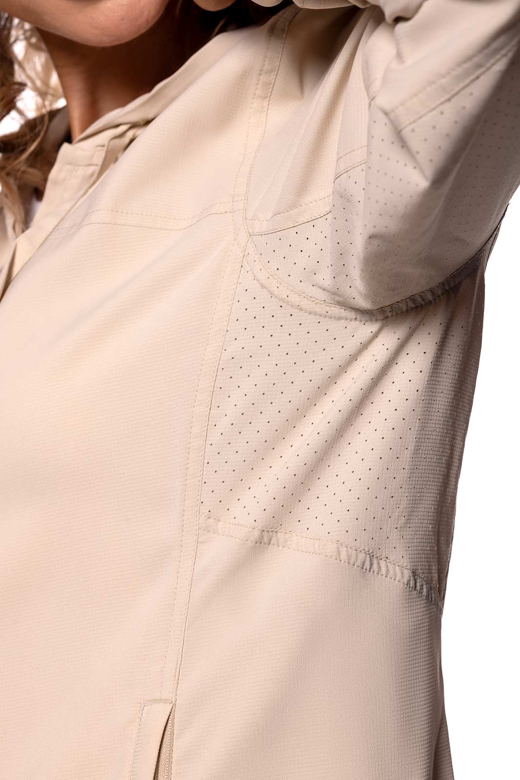 Women's Arcadian Packable Sunblock Jacket | Pale Khaki