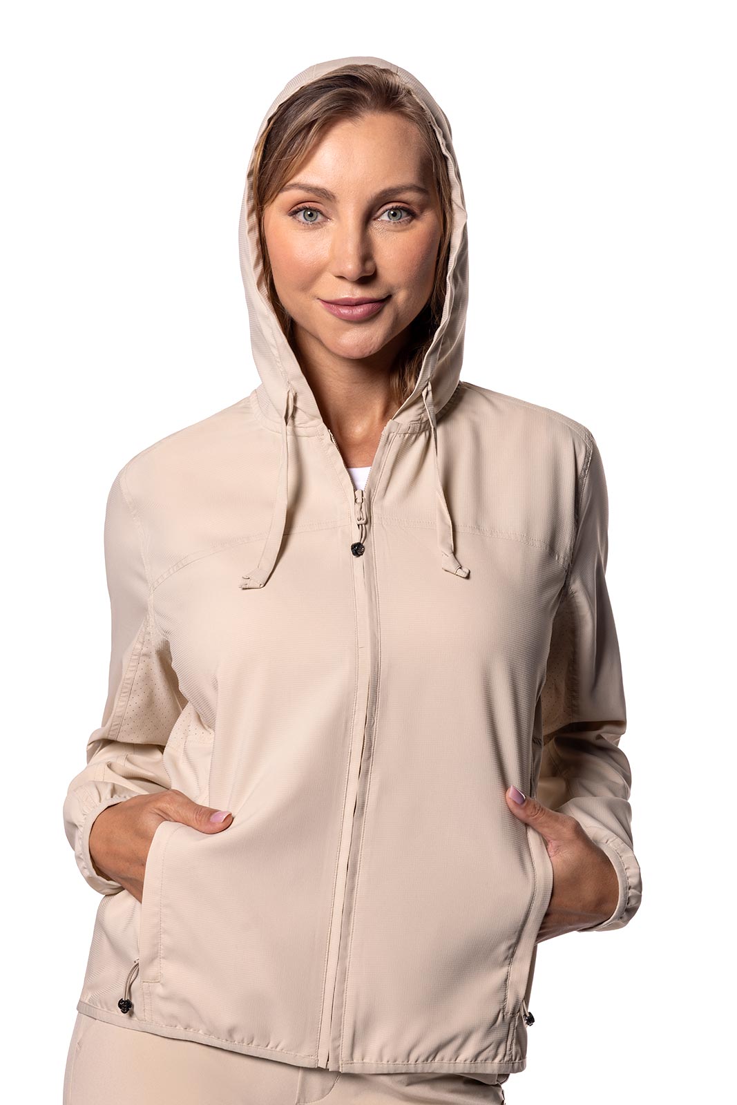 Women's Arcadian Packable Sunblock Jacket | Pale Khaki