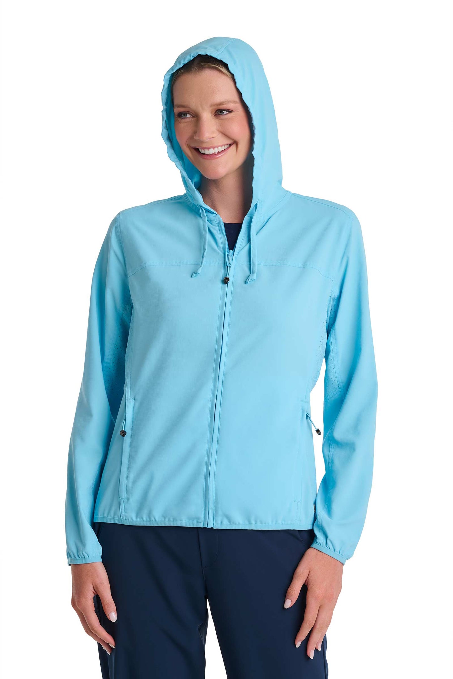 Women's Arcadian Packable Sunblock Jacket | Arctic Blue