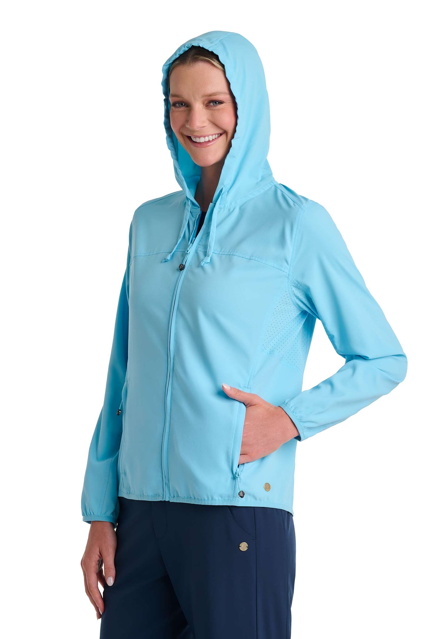 Women's Arcadian Packable Sunblock Jacket | Arctic Blue