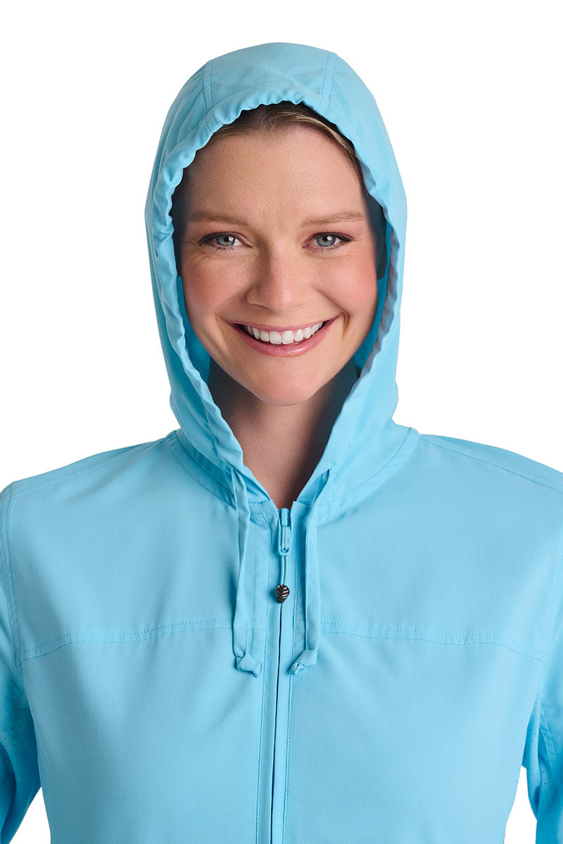 Women's Arcadian Packable Sunblock Jacket | Arctic Blue