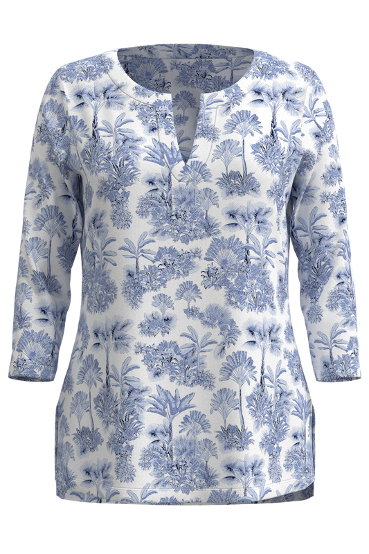 Women's St. Lucia Tunic Top | Periwinkle Isla Bonita