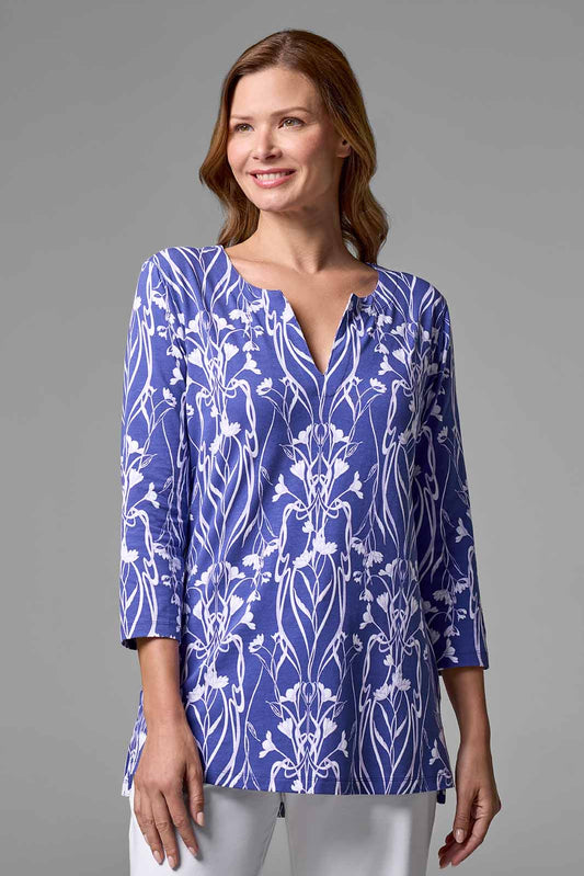 Women's St. Lucia Tunic Top | Future Dusk Iris Dusk